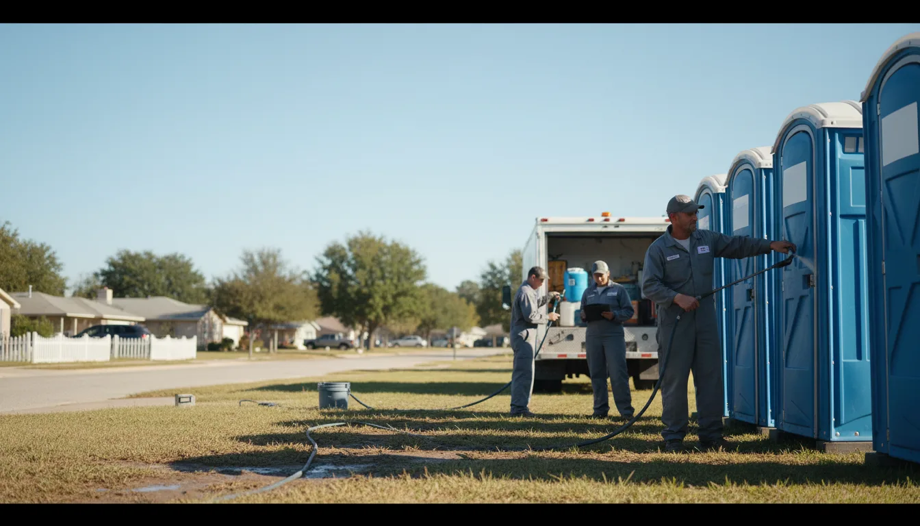 Long-Term Portable Toilet Rental in Orrum, NC near me